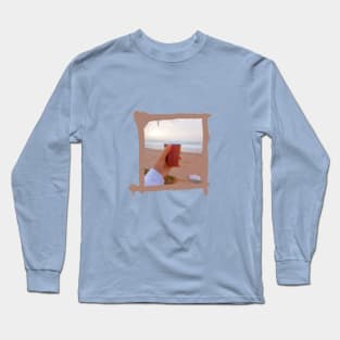 Coffee, Coastal Coffee: Embracing the Beach's Warmth, Sun, Sand Long Sleeve T-Shirt